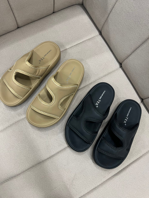 Women Casual Open Toe Slid in Sliders